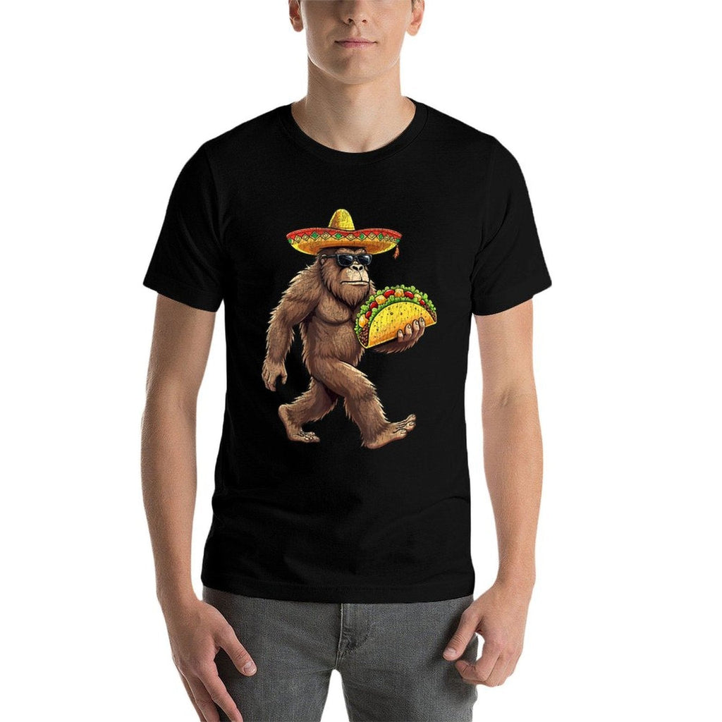 Bigfoot Carrying Taco Cinco De Mayo Sasquatch Boys Men  Odor-resistant T-Shirt
