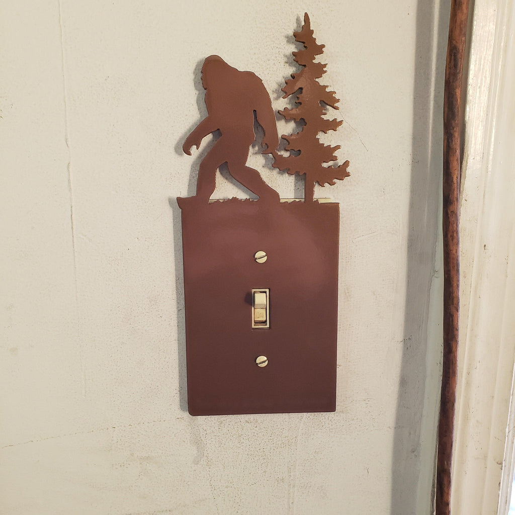 sasquatch light switch cover