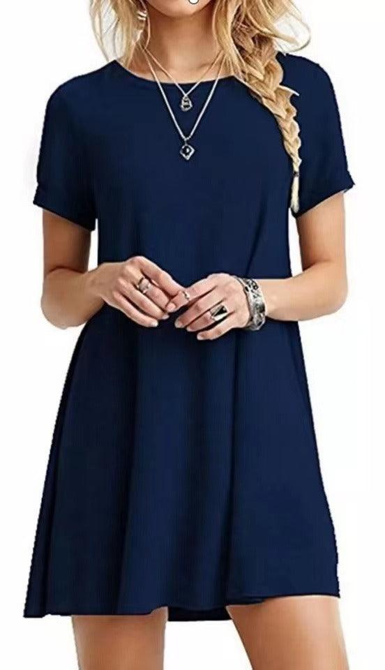 Cowgirl Chic Casual Short Sleeved Dress | Comfortable & Stylish Cowgirl Dress