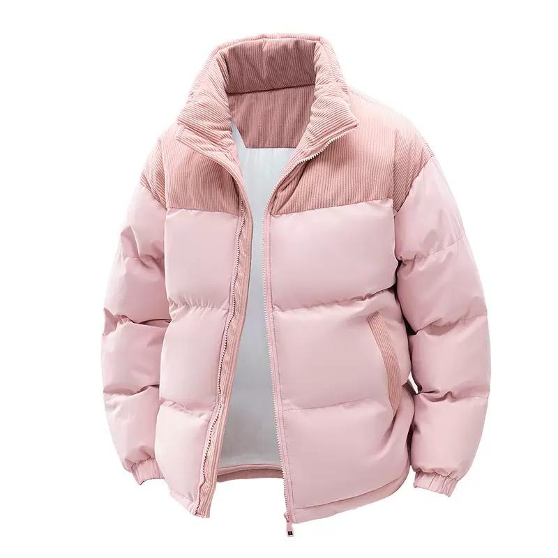 Men's Casual Puffer Jacket - Warm Winter Coat with Detachable Hood