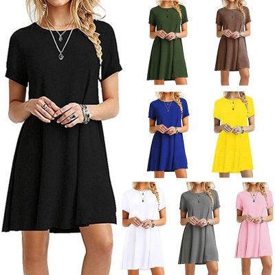 Cowgirl Chic Casual Short Sleeved Dress | Comfortable & Stylish Cowgirl Dress