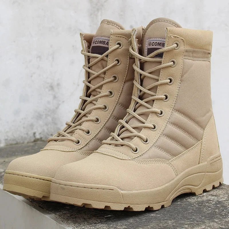 Tough Tactical Combat Boots for Men - Ankle Trailblazers