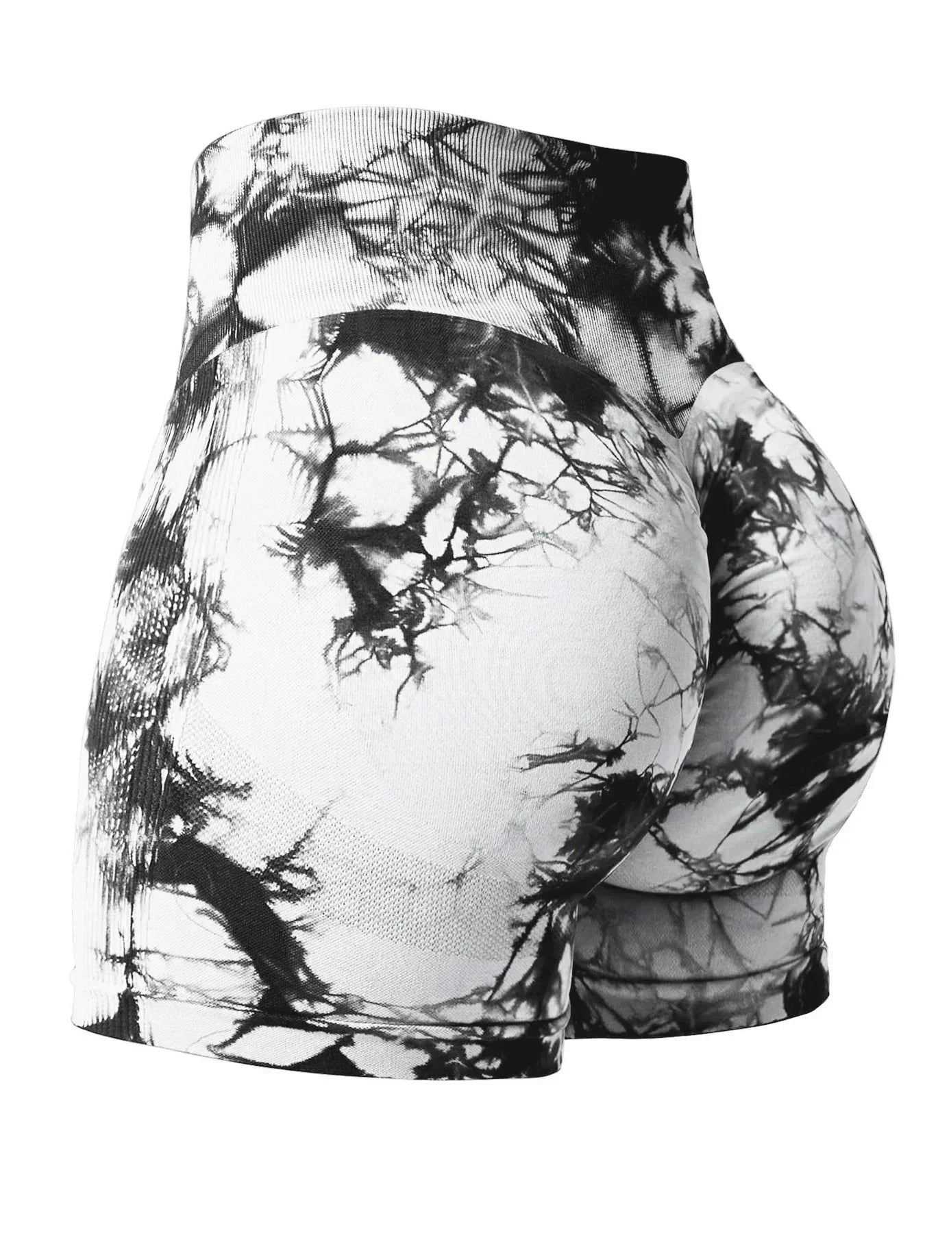 2024 Summer New 16 Color Sexy Tie Dye Shorts Woman Fitness Seamless Butt Lifting Shorts One Pieces Activewear Running Outdoors