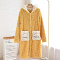 Autumn Winter Sleepwear For Sleeping Warm Hooded Robe Women Pajamas Bathrobe Woman Clothing Pijama Mujer Flannel Pyjama New Hot