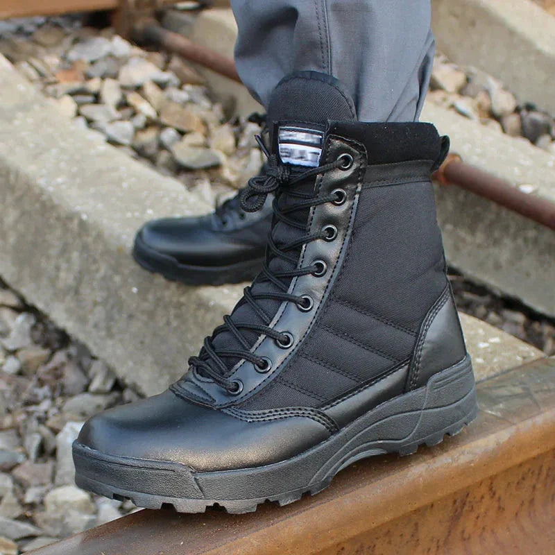 Tough Tactical Combat Boots for Men - Ankle Trailblazers