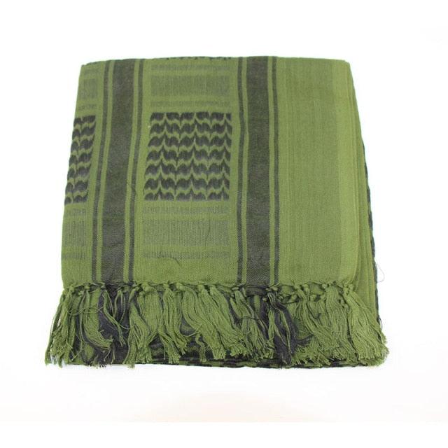 Military Arab Keffiyeh Shemagh Scarf Cotton Winter Shawl Neck Warmer Cover Head Wrap Windproof Tactical Camping Scarf Men Women Shemagh Keffiyeh Men Arab Kufiyah Keffiyeh Arabic Muslim Head Wrap Men Scarf Shawl