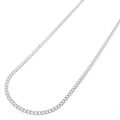 Sterling Silver Cuban Link Chain 24 Inch Unisex Necklace
